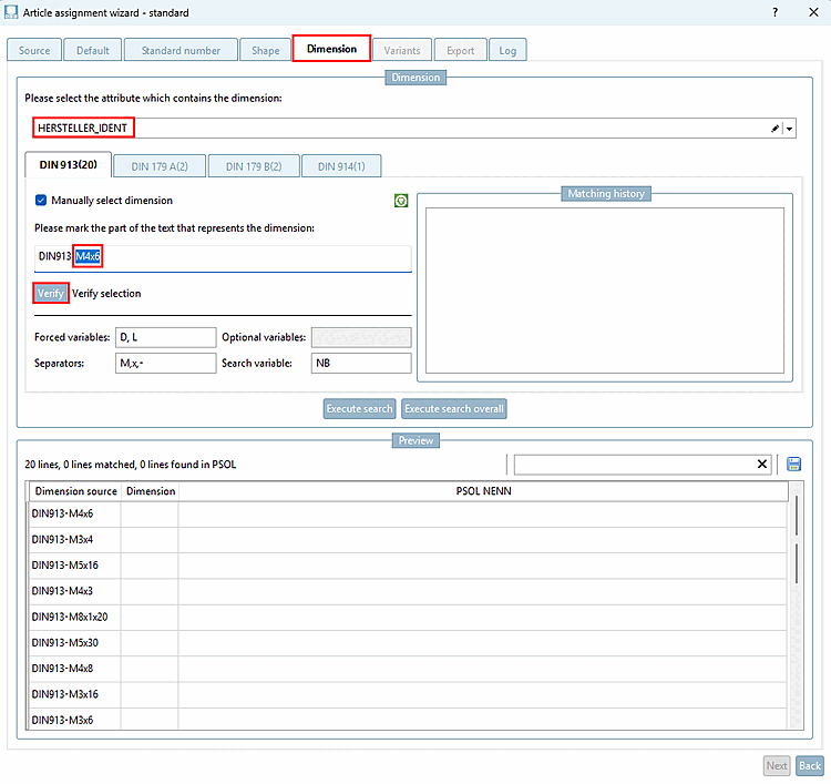 Example: Dimension folders