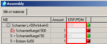 ERP/PDM - grayed