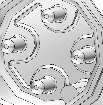 The Blend feature is applied to all edges adjoining the face.