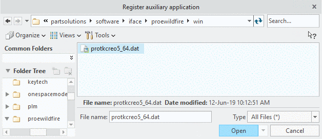 Register auxiliary application