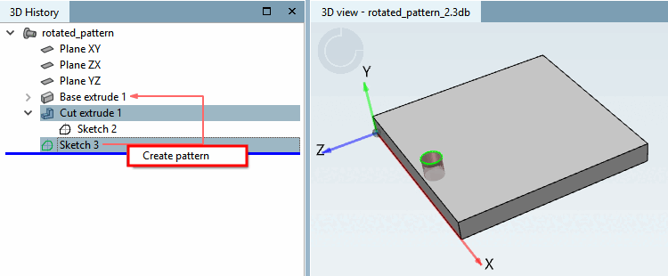 Create pattern
