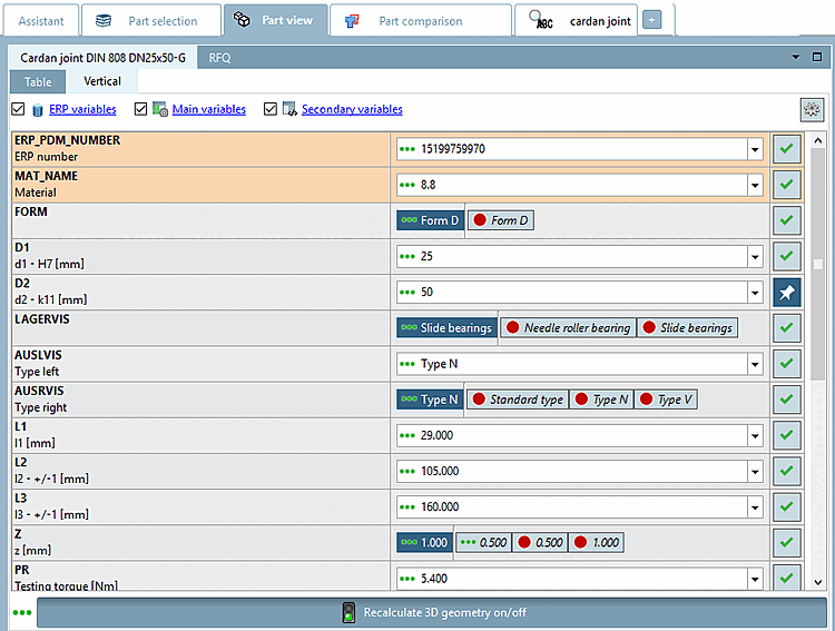 List view