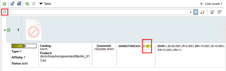 Placement connection point in the configuration (here in this example "REVIT_CURTAINT -> CURTAINT")