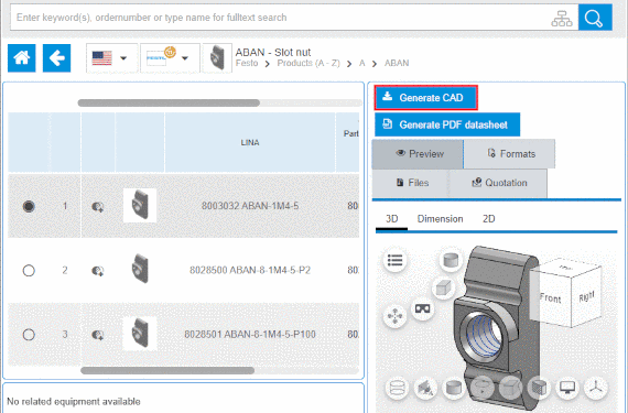 Example Supplier portal