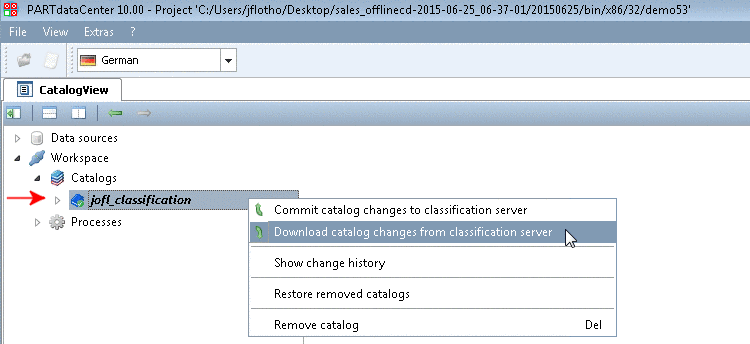License product preselection