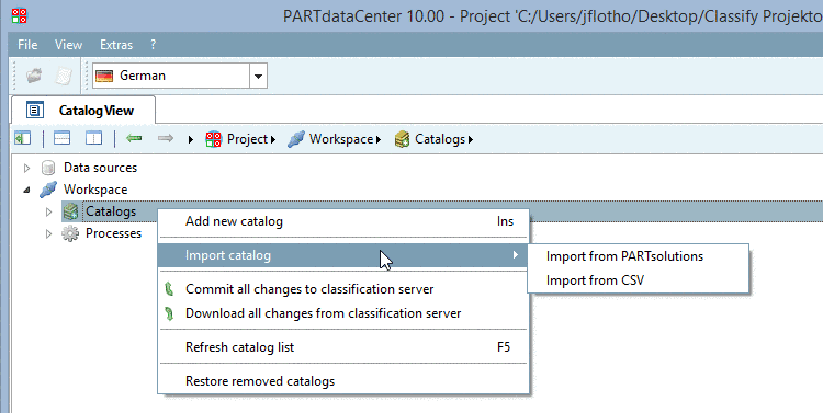 PARTdataManager - Part view