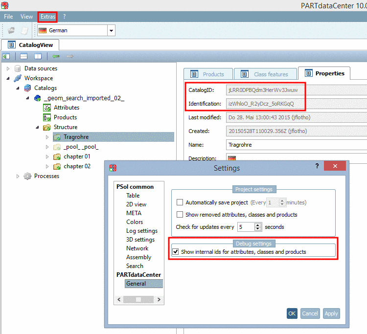 Part comparison -> Topology features