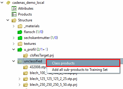 Classify all products