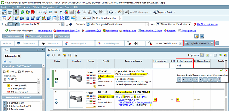 You can position interesting variables further forward by drag & drop with pressed mouse button in order to view them at a glance.