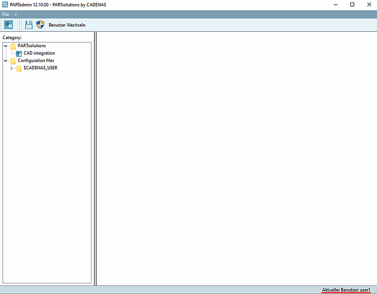 Mode of a standard user who is only allowed to change his own settings.