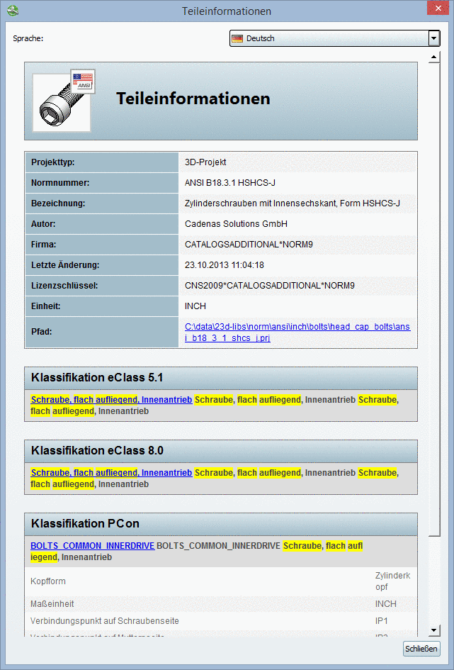 Schlüssel einfügen