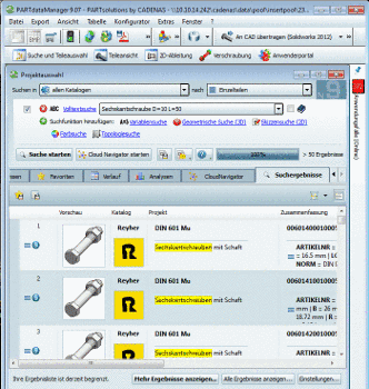 Geometriemerkmal ist gepinnt auf 400, Funktionsmerkmal ist nicht gepinnt und hat den aktuellen Wert 0.