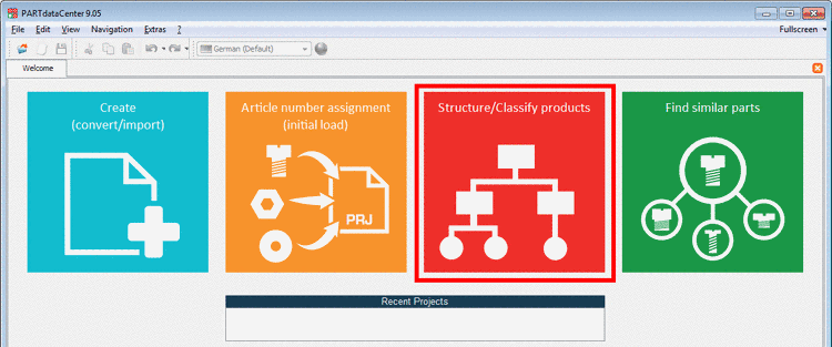 Dockingfenster 2D-Ableitung