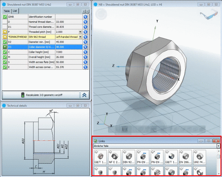 Geometrische Hintergrundsuche