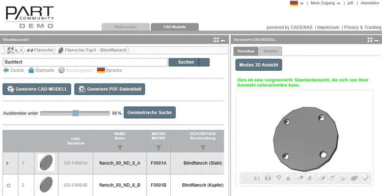 PARTcommunity Teileansicht