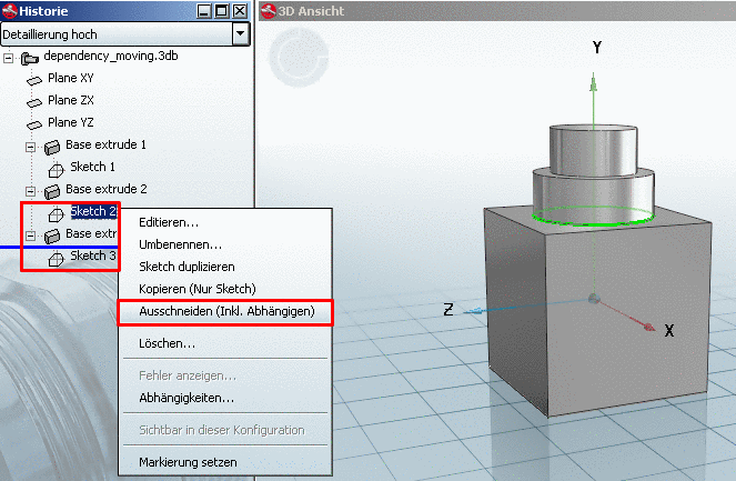 Über die Spalten "ACTIVE_STATE" und "REQUESTED_STATE" erhalten Sie Hinweise, bei welchen Projekten automatisch gemappt werden konnte.