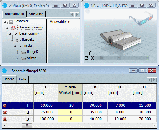 Schablonen mit vollständigem Selbstaufbau
