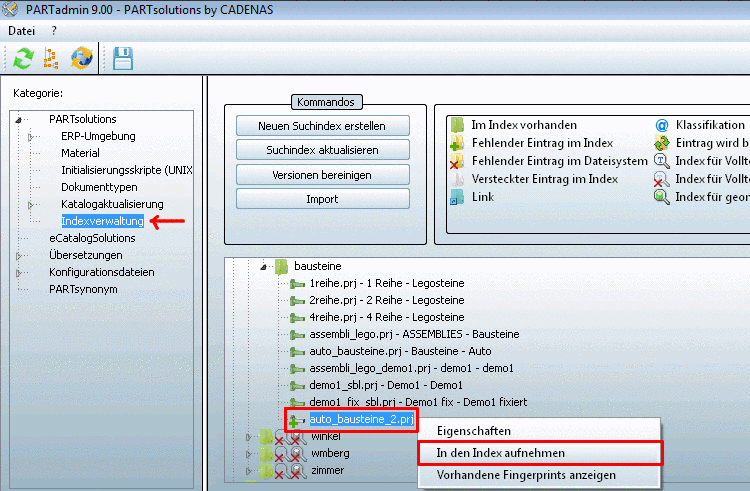 In den Index aufnehmen