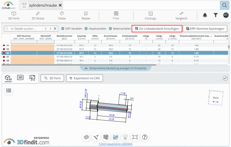 Die Vorschau zeigt einen von 15 auf 25 veränderten Biegeradius