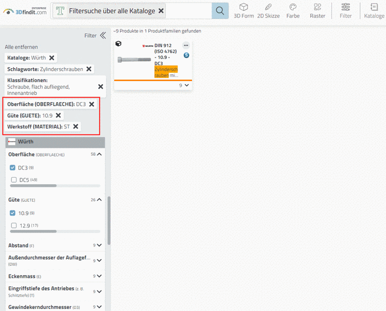 Ergebnis – Ansicht 1