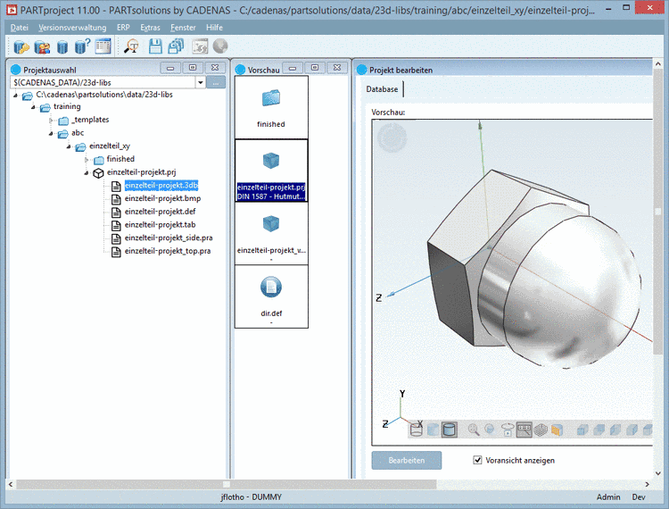 Rolle B kann den LinkDB-Inhalt einer bestimmten Tabellenzeile nicht sehen, weil diese nicht der Bedingung entspricht, weil der Wert der Spalte ACTIVE_STATE '0' (gesperrt) ist.