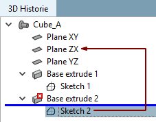 Fehlerhafter Base extrude