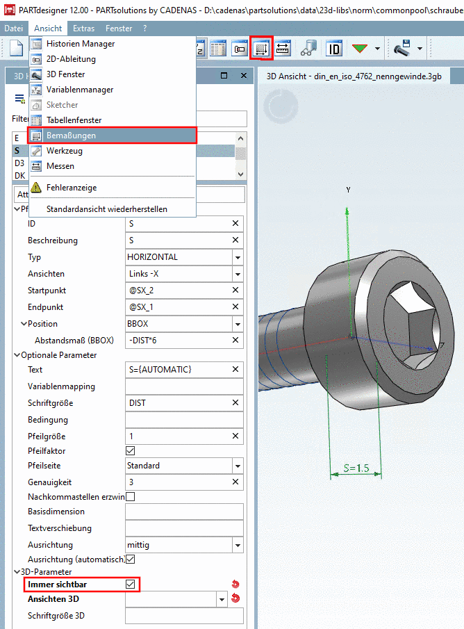 PARTdataManager - Teileansicht