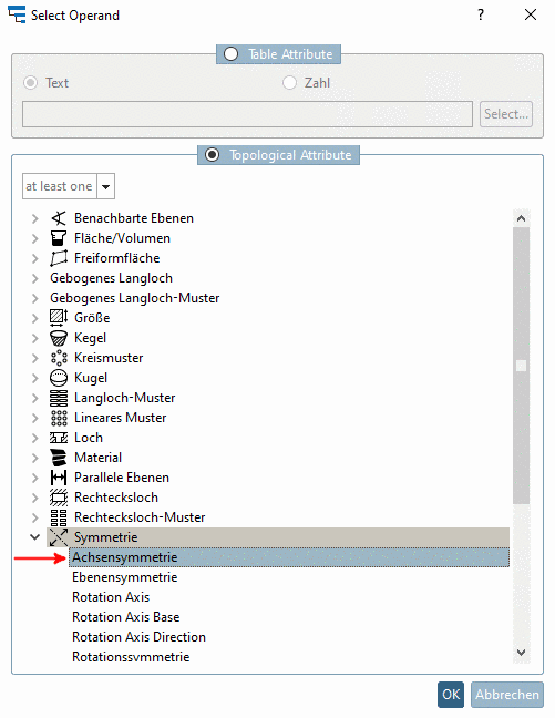 Der PARTsolutions Platzierungsdialog öffnet sich.