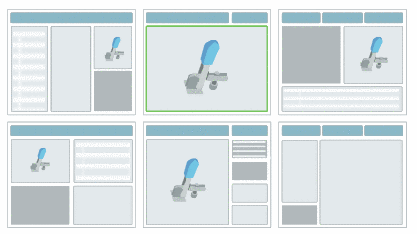Beispiele für verschiedene Layouts