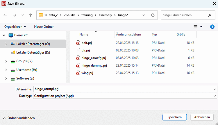 Datei speichern unter... [Save file as...]