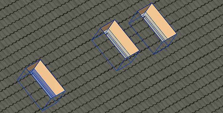 Exportiertes Fenster in Revit