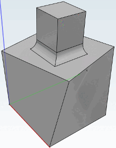 Blend auf Vorderseite des Sweep (Ergebnis)