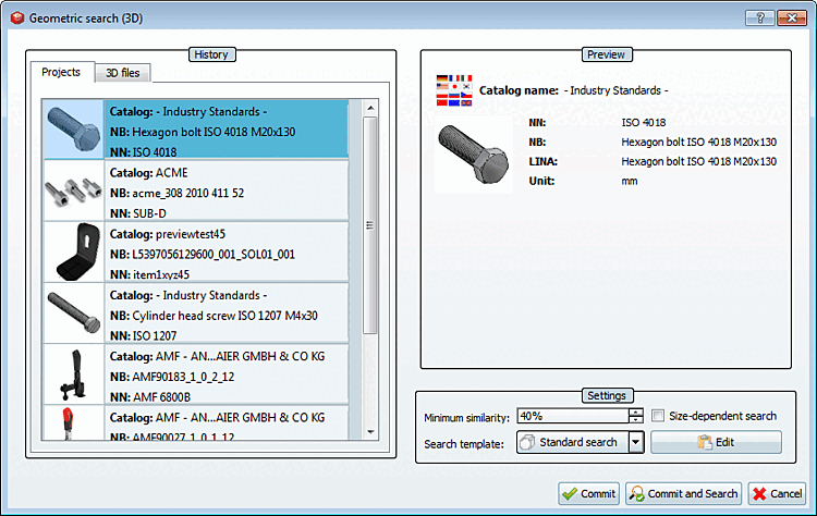Ist die Option aktiviert, erscheint das Dialogfenster, ansonsten wird die Suche unmittelbar mit den im Fenster gesetzten Einstellungen ausgeführt.