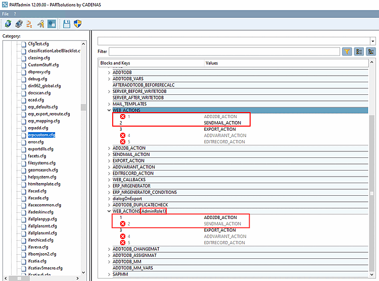 Block "WEB_ACTIONS"