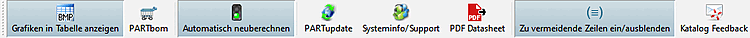 "TextUnderIcon" beispielhaft anhand der "Standard" Toolbar