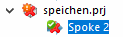 Beispiel: Projekt und damit logischerweise auch die Zeilen nicht mehr vorhanden: Fehlende Zuordnung für eine bestimmte Zeile bestätigt