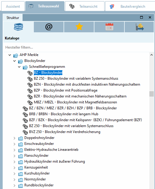Mit Standard-Symbolen