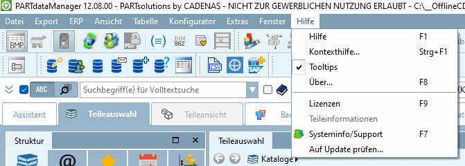Auf Update prüfen... [Check for update...]