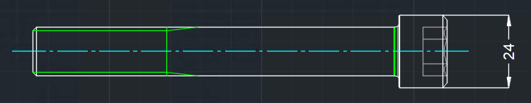 Bauteil in AutoCAD