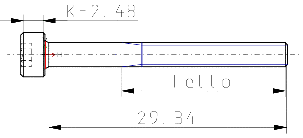 Maßtext - 3 Möglichkeiten