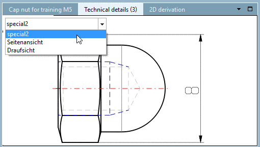 PARTdataManager- Bemaßungsansichten