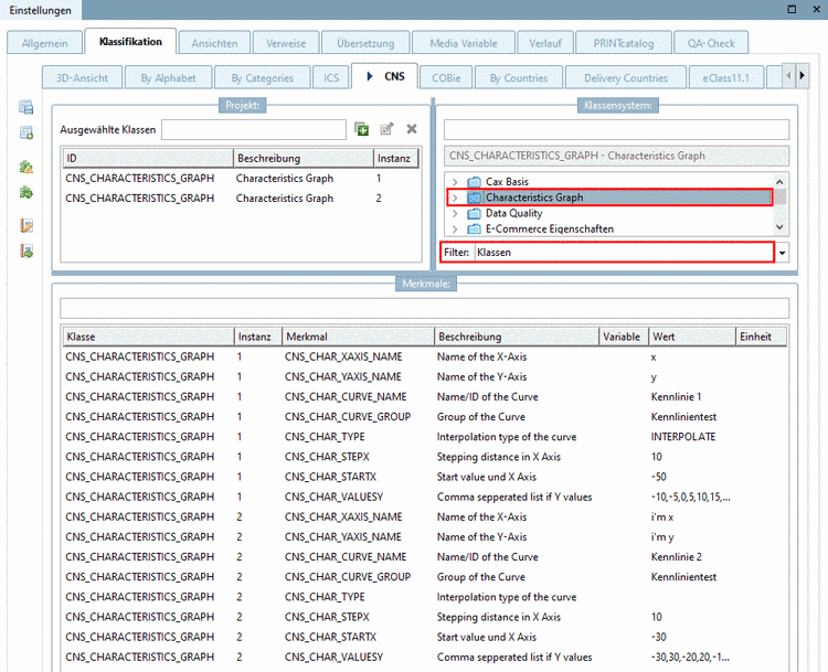 Beispiel mit 2 Instanzen: Entsprechend werden zwei Diagramme erzeugt.