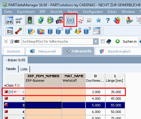 Die selbst erstellten Assistenten werden unter "Eigene Filter" im entsprechenden Sprachen-Unterverzeichnis angezeigt.