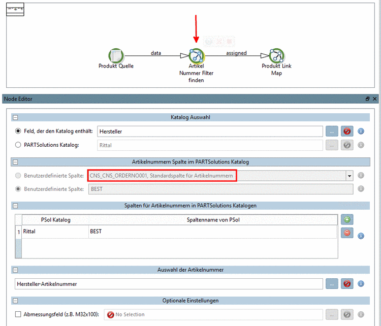 Beispiel PARTdataCenter