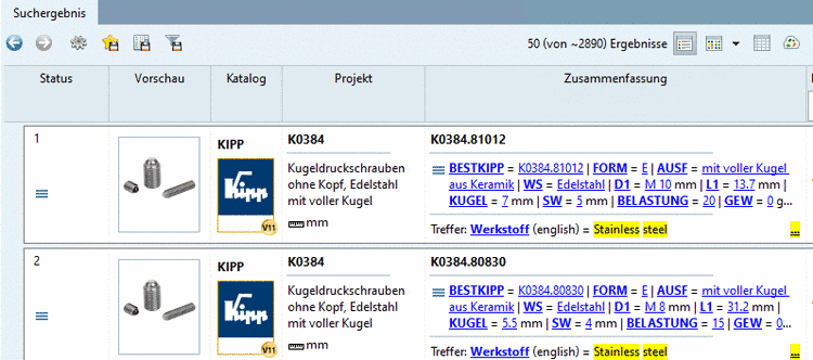 IndexManager Einstellungen