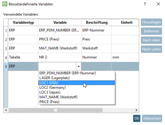 Datensatz editieren/löschen