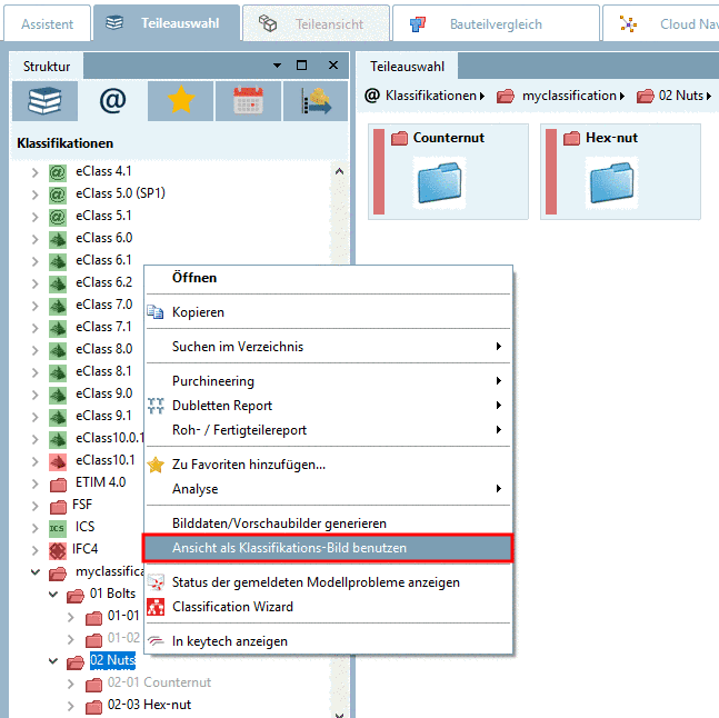 Vorschau auf Klassen