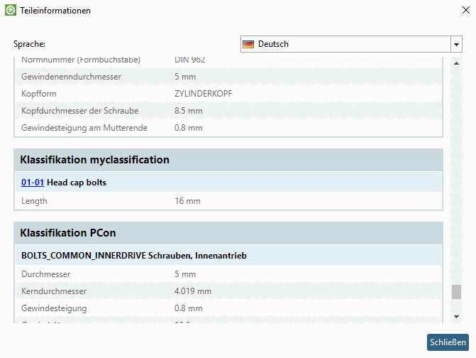 PARTdataManager - Teileinformation