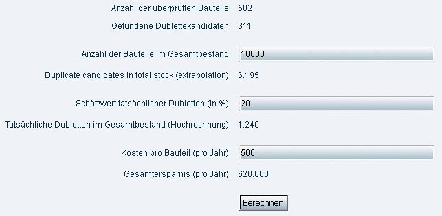 Beispiel einer Kostenkalkulation