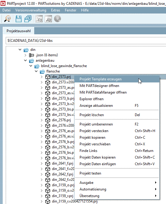 Anzeigemodus "Partition Map" im PARTdataManager